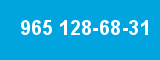 965 128-68-31 965 128-68-31